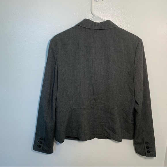 Charter Club Blazer 2 Button Charcoal Gray - Picture 6 of 8